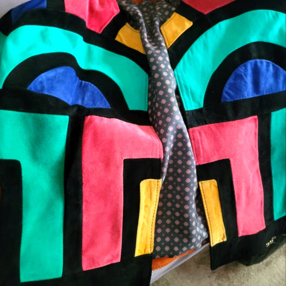 Suede Color Block Jacket! - image 5